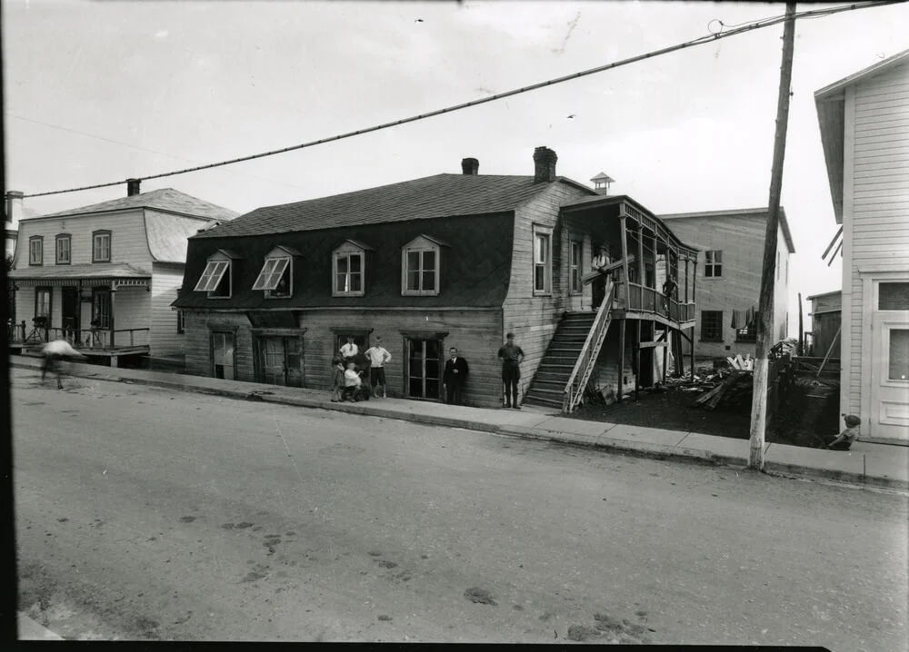 Projet histoire du tannage Bâtiment de la tannerie de Roberval en 1885